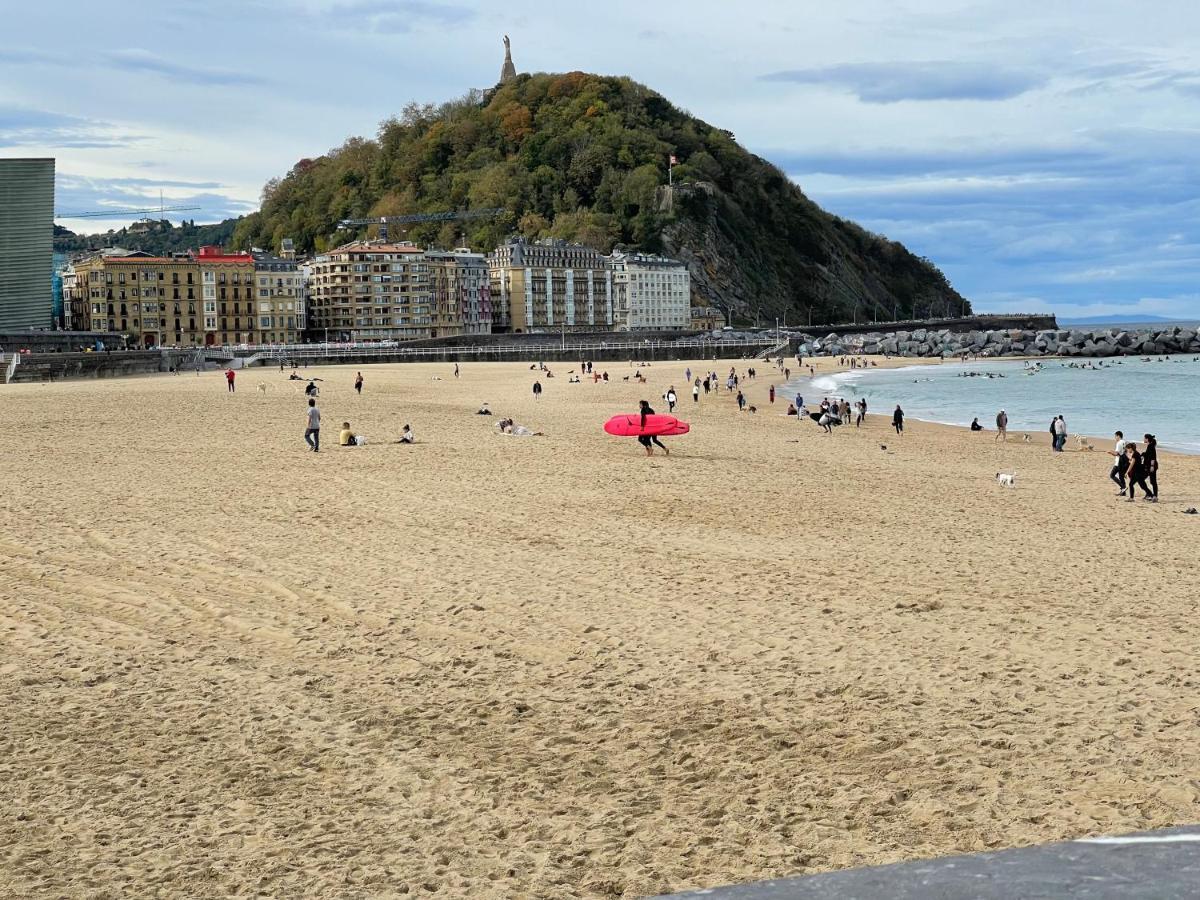 Usandizaga Apartment, Second Line Beach, Free Parking San Sebastián Exterior foto